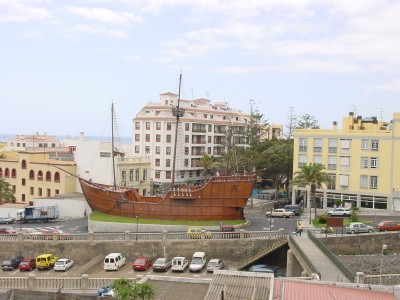 модель корабля Колумба Santa Maria в натуральную величину