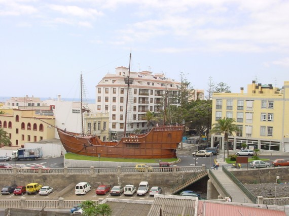 модель корабля Колумба Santa Maria в натуральную величину